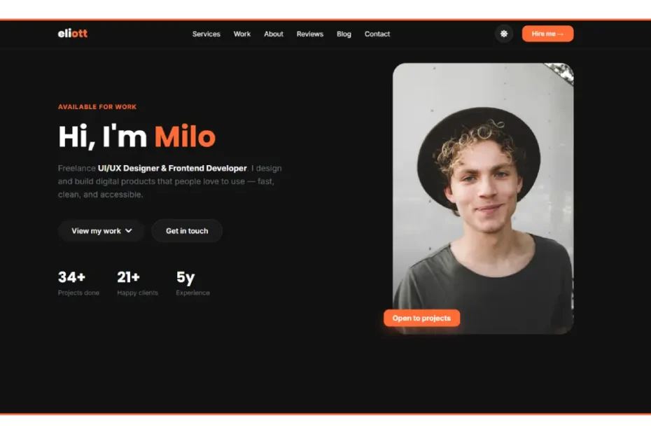 Free Portfolio Template