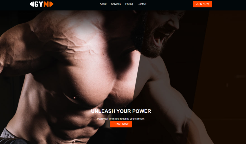 Fitness Website Template