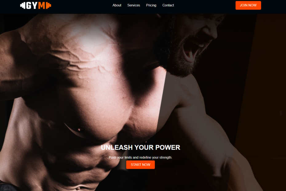 Fitness Website Template