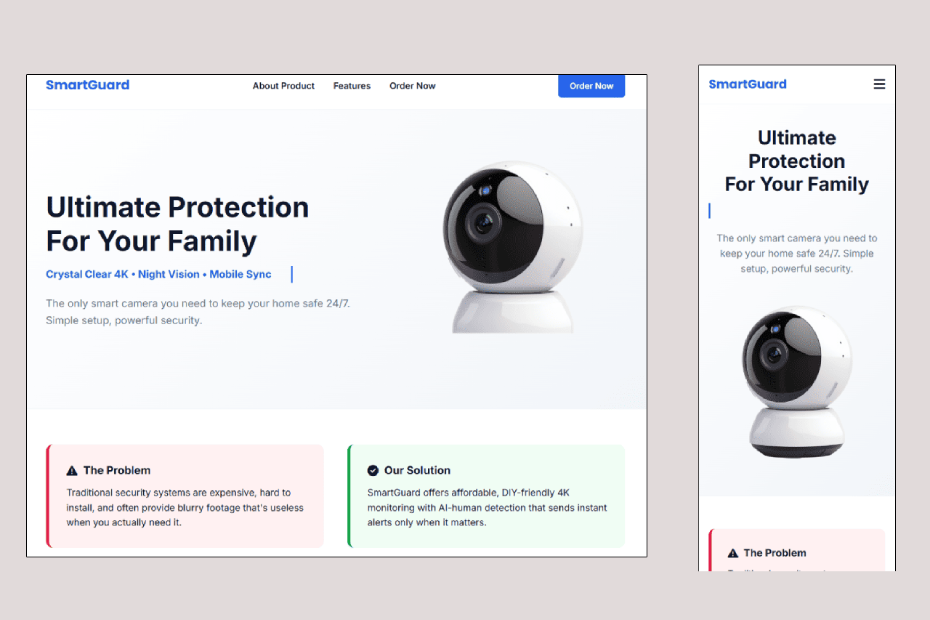 Landing Page Template